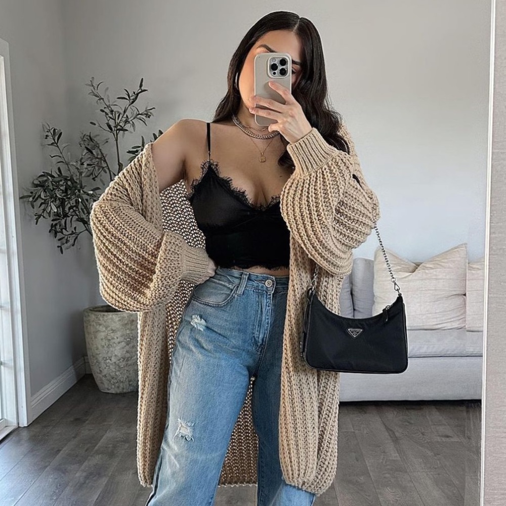 Black Lacey Top